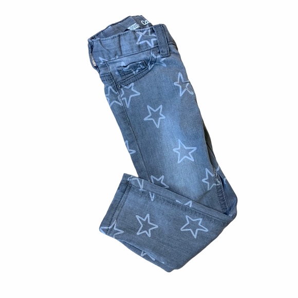 Cat & Jack grey star skinny jeans - Picture 6 of 9